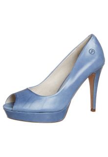 Bronx   Peeptoe heels   blue