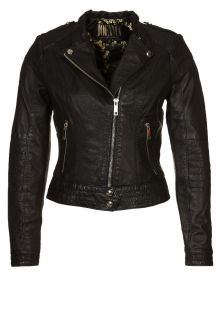 Jofama   MARIE BIKER   Leather jacket   black