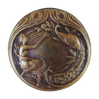 Notting Hill 1 3/8 in Brass All Creatures Round Cabinet Knob