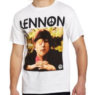 John Lennon Flower Eye White T shirt Novelty T Shirts Clothing