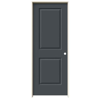 ReliaBilt 2 Panel Square Solid Core Smooth Molded Composite Left Hand Interior Single Prehung Door (Common 80 in x 30 in; Actual 81.68 in x 31.56 in)
