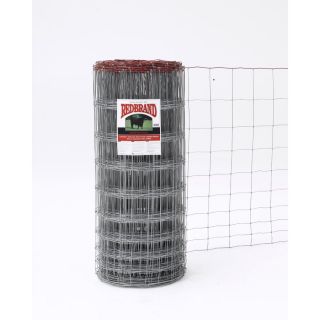 Red Brand 39 in x 330 ft Silver Galvanized Steel Field Fencing