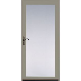 Pella Putty Ashford Full View Safety Storm Door (Common 81 in x 32 in; Actual 81.04 in x 33.35 in)