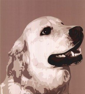 Golden Retriever Poster Print by Emily Burrowes (12 x 12)   Prints