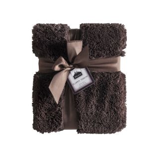 214 west Brown 50 in L x 60 in W Polyester Throw