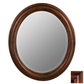 Cooper Classics 26 in x 30 in Vineyard Oval Framed Wall Mirror