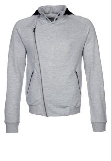 adidas SLVR   FRENCH TERRY BIKER   Tracksuit top   grey