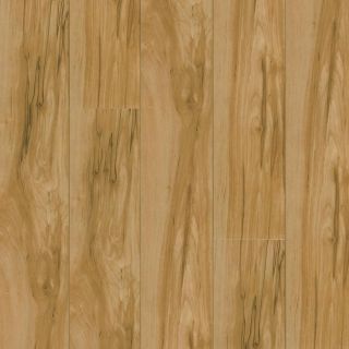 Armstrong 4.92 in W x 3.97 ft L Caramel Birch High Gloss Laminate Wood Planks