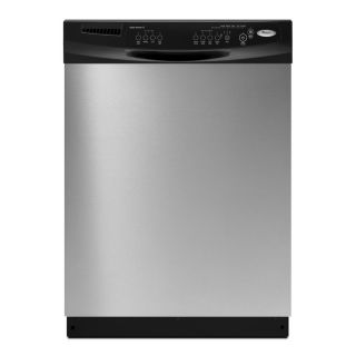 Whirlpool 60 Decibel Built in Dishwasher with Hard Food Disposer (Stainless Steel) (Common 24 in; Actual 23.875 in) ENERGY STAR