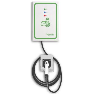 Schneider Electric Evlink Level 2 30 Amp Wall Mounted Single Electric Car Charger