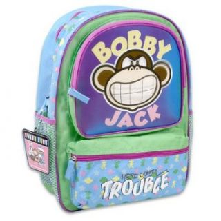 BOBBY JACK school BACKPACK back pack Monkey Here Comes Trouble Clothing