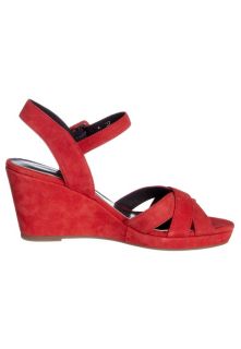 JB MARTIN QUORO   Wedge sandals   red