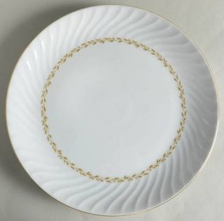 Grantcrest Golden Swirl 12 Chop Plate/Round Platter, Fine China Dinnerware   Ri