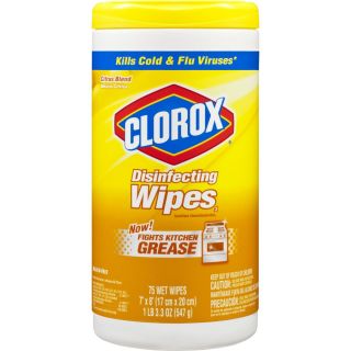 Clorox Disinfecting Wipes 75 Count Lemon All Purpose Cleaner