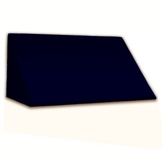 Awntech 30 ft 4 1/2 in Wide x 3 ft Projection Navy Slope Window/Door Awning