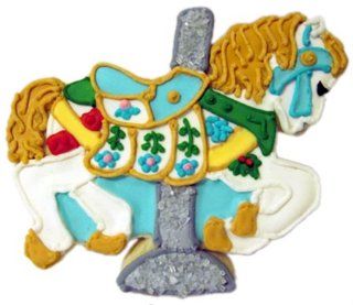 Carousel Horse Decorated Sugar Cookie  Grocery & Gourmet Food
