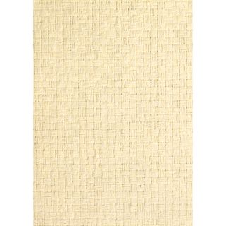 allen + roth Cream Grasscloth Unpasted Textured Wallpaper