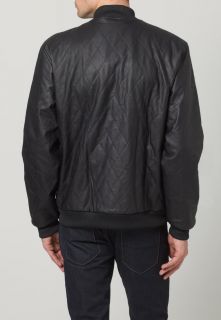adidas Originals FAUX   Faux leather jacket   black