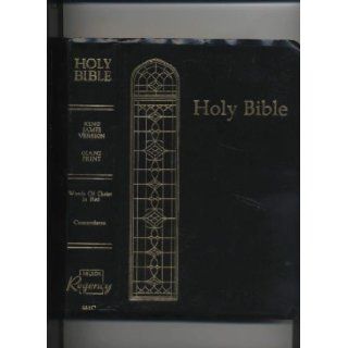Holy Bible, Containing the Old & New Testaments, King James Version, Giant Print Reference Edition, Words of Christ in Red, Concordance (#881C) Nelson Regency Books