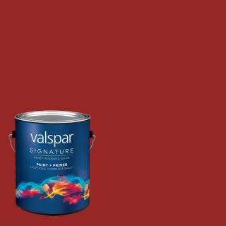 Creative Ideas for Color by Valspar 127.6 fl oz Interior Eggshell Sangria Red Latex Base Paint and Primer in One with Mildew Resistant Finish