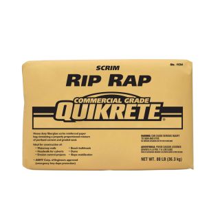 QUIKRETE 80 lbs Rip Rap Concrete Mix