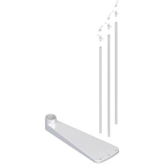 DOLLE 44 1/4 in Powder Coated Metal Banister