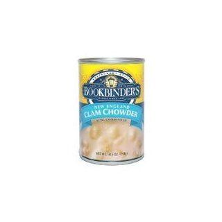 BookBinders New England Clam Chowder (Case Count 6 per case) (Case Contains 60 OZ) (Item Size 10 OZ)  Grocery & Gourmet Food