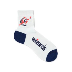 Washington Wizards For Bare Feet Ankle White 501 Sock