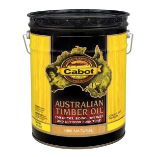 Cabot Australian Timber Oil 1 Five Gallon Transparent Exterior Stain