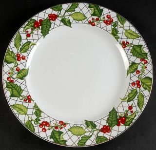 Reed & Barton Holly Berry 12 Chop Plate/Round Platter, Fine China Dinnerware  