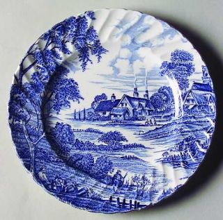 Ridgway (Ridgways) Meadowsweet Blue Bread & Butter Plate, Fine China Dinnerware