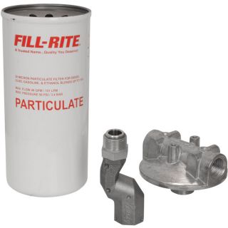 Fill Rite Fuel Transfer Pump Filter Assembly with Swivel Mount   40 GPM, Model