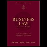 Business Law Text and Cases  Package