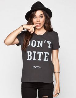 Dont Bite Womens Tee Black In Sizes Small, Large, X Small, Medium For Wom