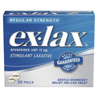Ex Lax Regular Strength Stimulant Laxative   30 Pills