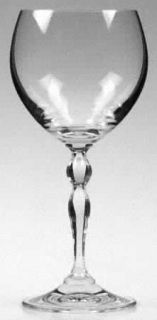 Mikasa Mic8 Clear Water Goblet   Petal/Bulbous Stem, Cupped Bowl,Clear