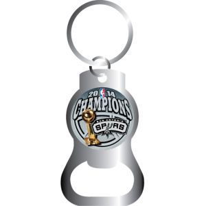 San Antonio Spurs AMINCO INC. 2014 NBA Champ Bottle Opener Key