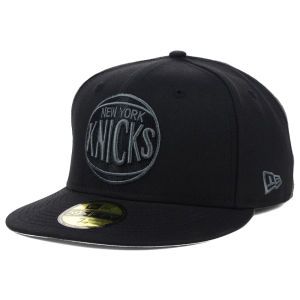 New York Knicks New Era NBA Hardwood Classics Black Graphite 59FIFTY Cap