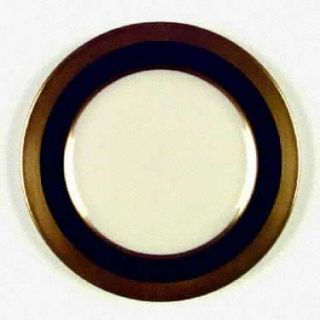 Gorham Cobalt Gold Dinner Plate, Fine China Dinnerware   Cobalt Blue Band, Gold