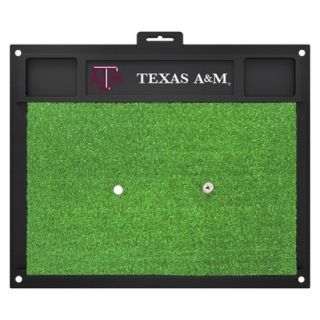 Fanmats NCAA Texas A&M Aggies Golf Hitting Mats   Green/Black (20 L x 17 W x