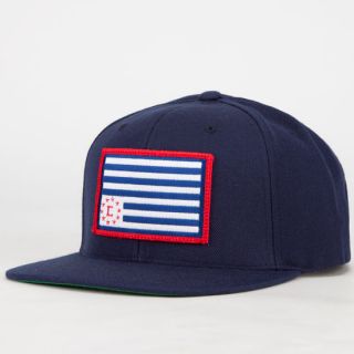 Flag Patch Mens Snapback Hat Navy One Size For Men 240870210