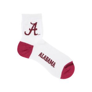Alabama Crimson Tide For Bare Feet Ankle White 501 Sock