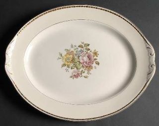 Homer Laughlin  English Regency 15 Oval Serving Platter, Fine China Dinnerware