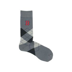 Boston Red Sox For Bare Feet Argyle Dress Sock
