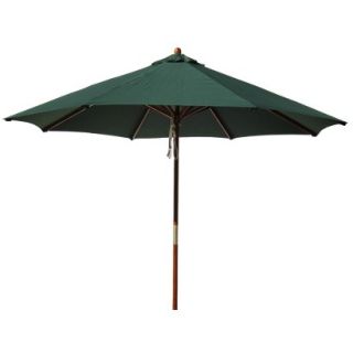 Round Pulley Patio Umbrella   Green 9