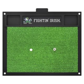 Fanmats NCAA Notre Dame Fighting Irish Golf Hitting Mats   Green/Black (20 L x
