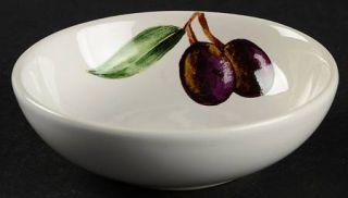 The Cellar Olives Individual Dip Bowl/Plate, Fine China Dinnerware   Olive Branc