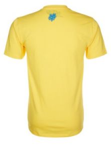Fox Racing   DRAGGY   Print T shirt   yellow
