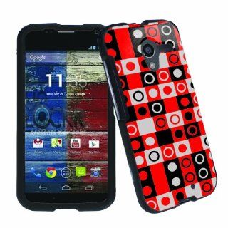 [ArmorXtreme] Motorola MOTO X XT1080 Total Protection Image Cover Case [Circle Red Black] Cell Phones & Accessories