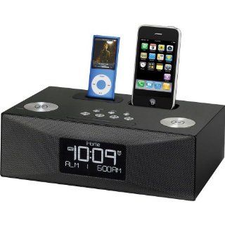 iHome P88 Stereo Dual Dock Triple Alarm Clock Radio  Players & Accessories